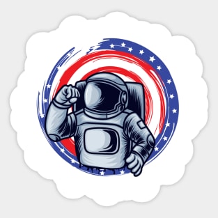 USA Astrostrong Sticker